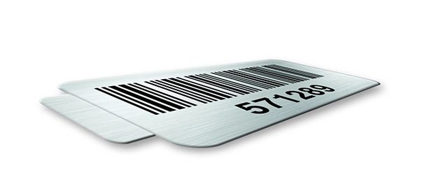 Inventory barcode label sample