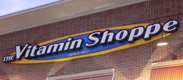 LED-lit 3D channel letters mounted above a retail entrance