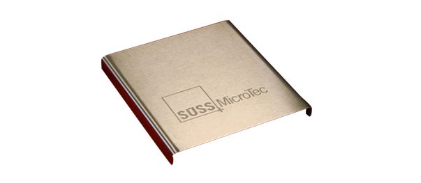 Etched stainless steel nameplate sample