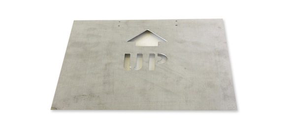 Stencil sample with contact information