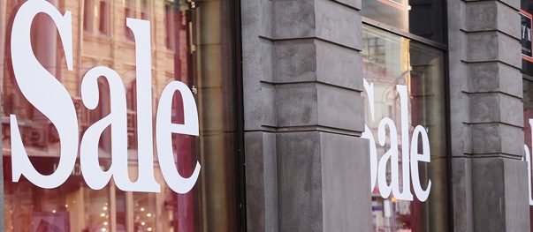 Branded window graphics on a commercial glass frontage
